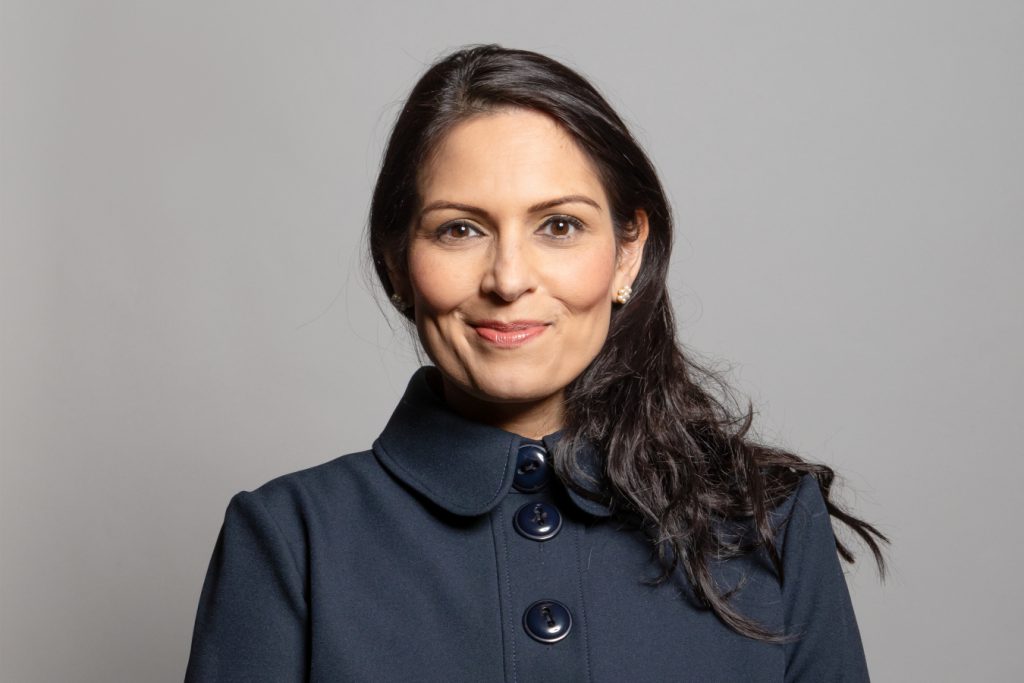 Priti Patel: it's 'right' for employees to understand English when entering the UK